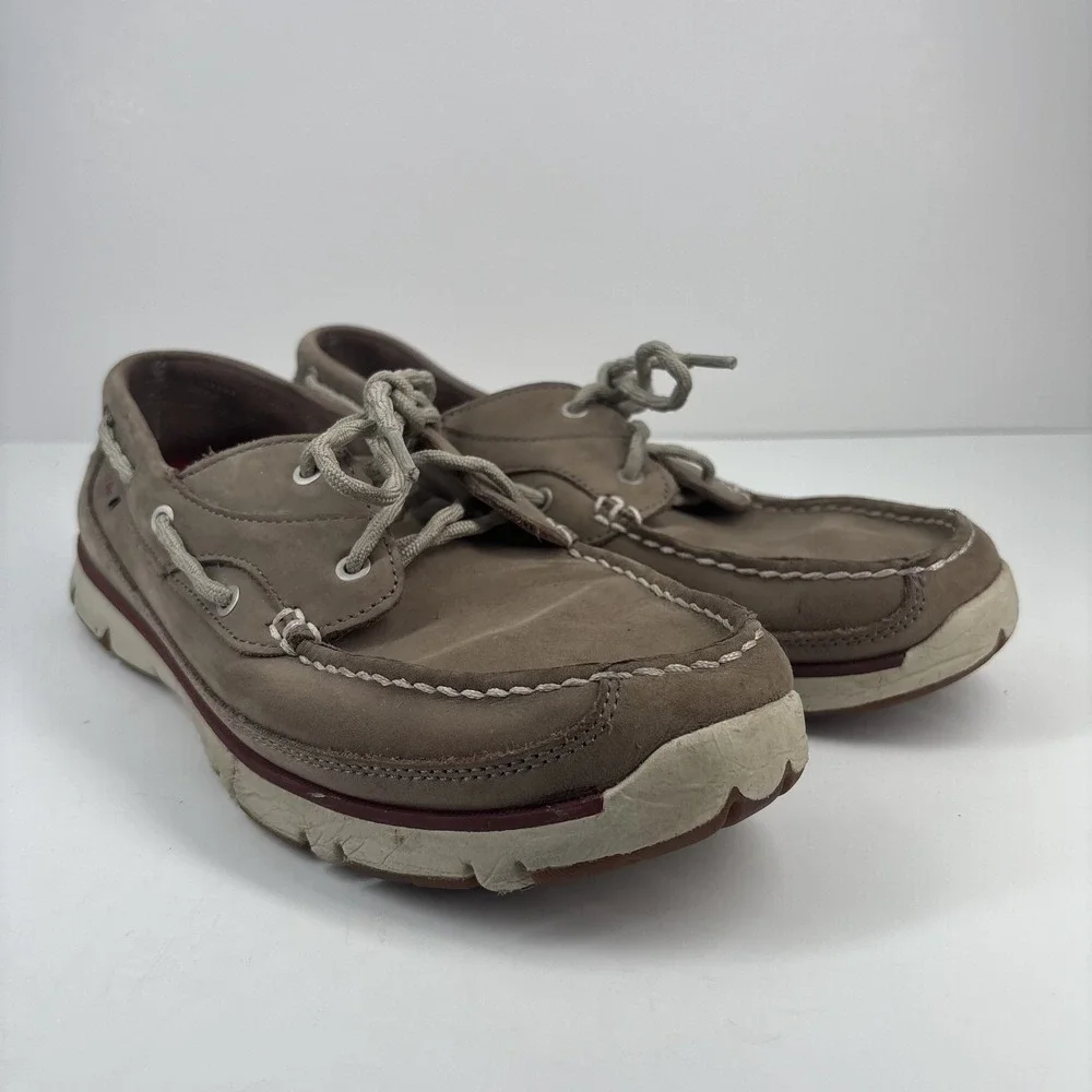 L.L.Bean Portlander Free Flex Men's US 10M Ledge Red Boat‎ Shoes Casual Slip-On